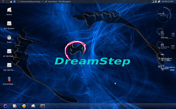 Dreamstep Linux Desktop